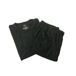 P&S Cotton Waffle Knit Thermal Set